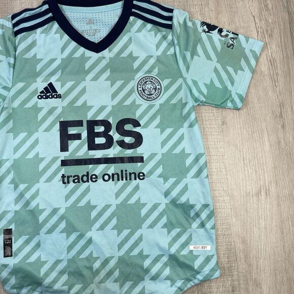 Leicester City Adidas 21/22 Away Football Shirt Soccer Jersey #5 Cardoza Small Q - Picture 3 of 11